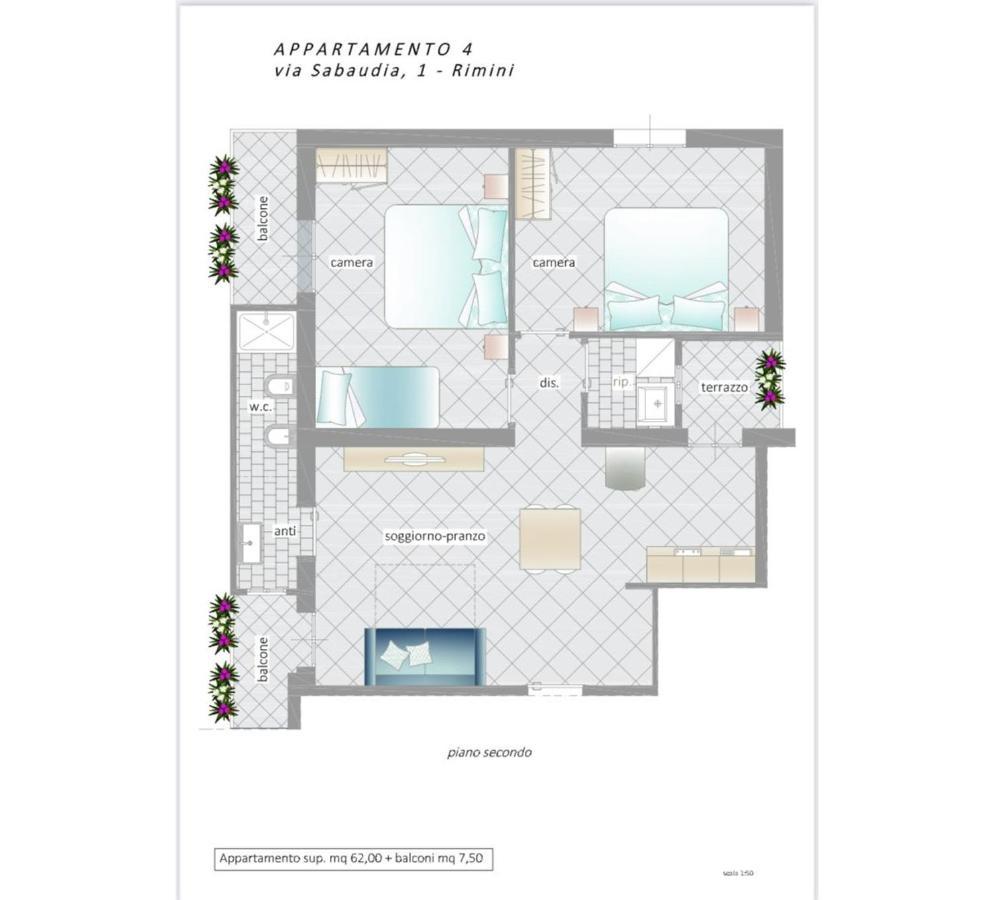 Residence Royal Rimini Kültér fotó